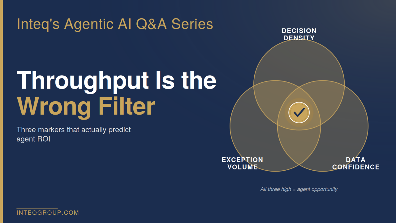 3 Marker Test That Identifies High-ROI AI Agent Process Candidates