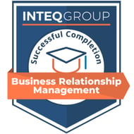Inteq Business Relationship Management Course Completion Badge