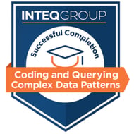 Inteq Coding and Querying Complex Data Patterns Course Completion Badge