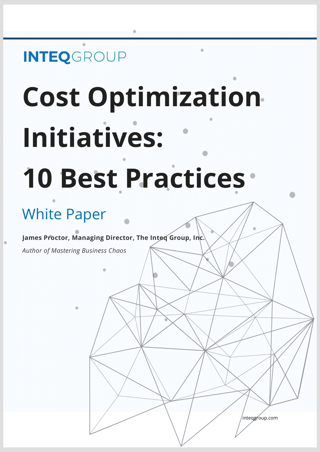 Cost Optimization Initiatives 10 Best Practices Cover Page