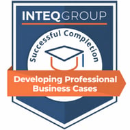 Inteq Developing Professional Business Cases Course Completion Badge
