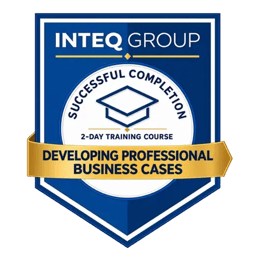 Inteq Developing Professional Business Cases course badge