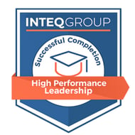 Inteq High Performance Leadership Course Completion Badge