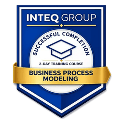 Inteq Business Process Modeling and Analysis Course Completion Digital Badge