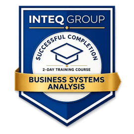 Inteq Business Systems Analysis Course Completion Digital Badge