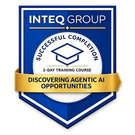 Inteq Discovering Agentic AI Opportunities Course Completion Digital Badge