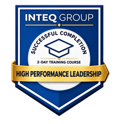 Inteq High-Performance Leadership Course Completion Digital Badge