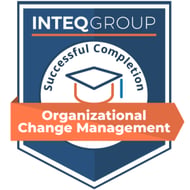 Inteq Organizational Change Management Course Completion Badge