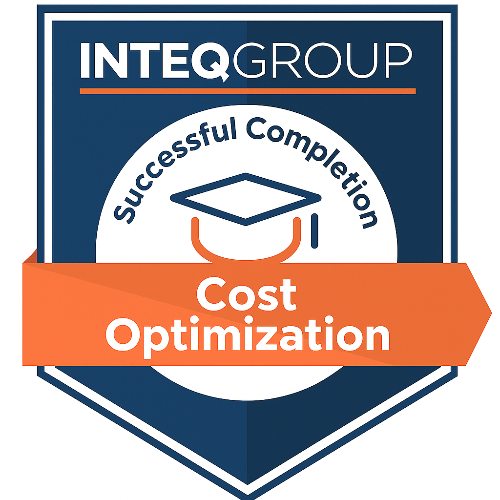 Cost Optimization Training Course Badge