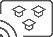 Live virtual classroom training option icon