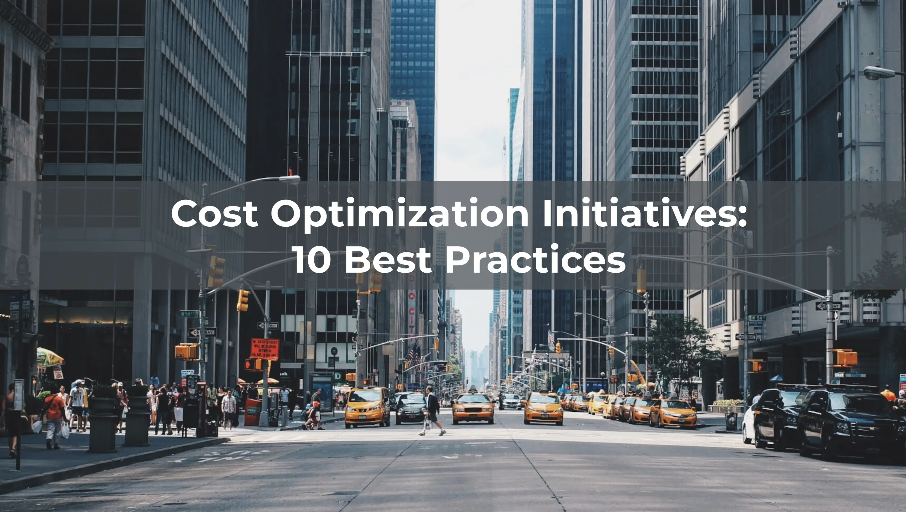 Cost Optimization Initiatives: 10 Best Practices